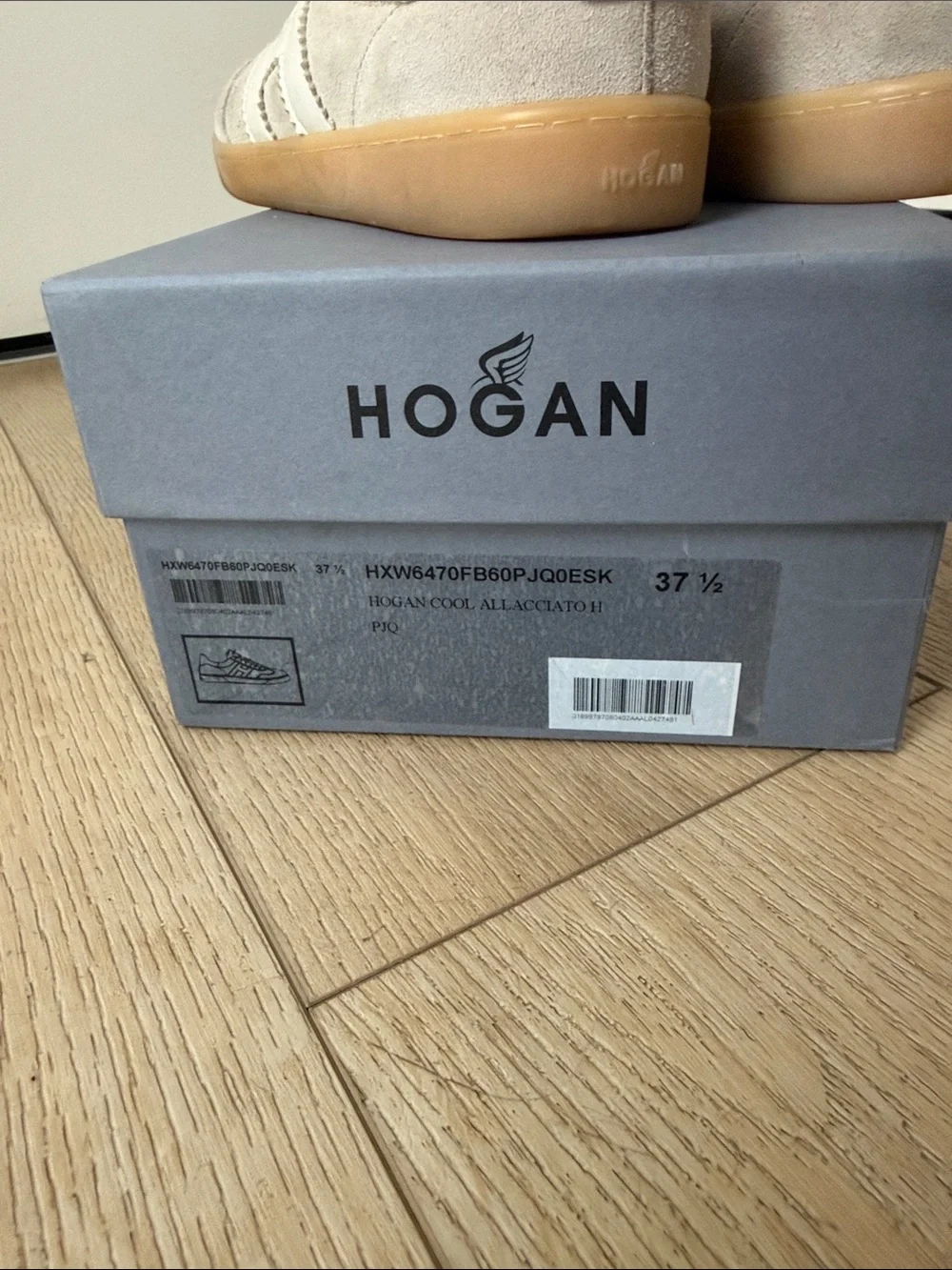 Hogan Cool Women's Sneaker in Beige Soft Suede